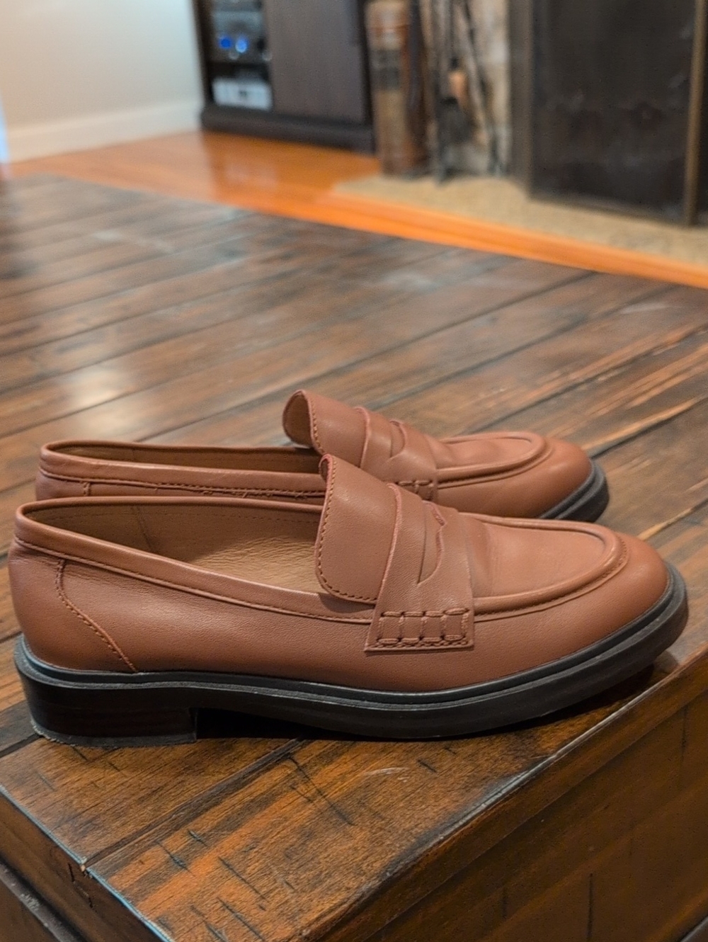 Madewell Vernon Leather Loafers Penny Loafer - Picture 4 of 9